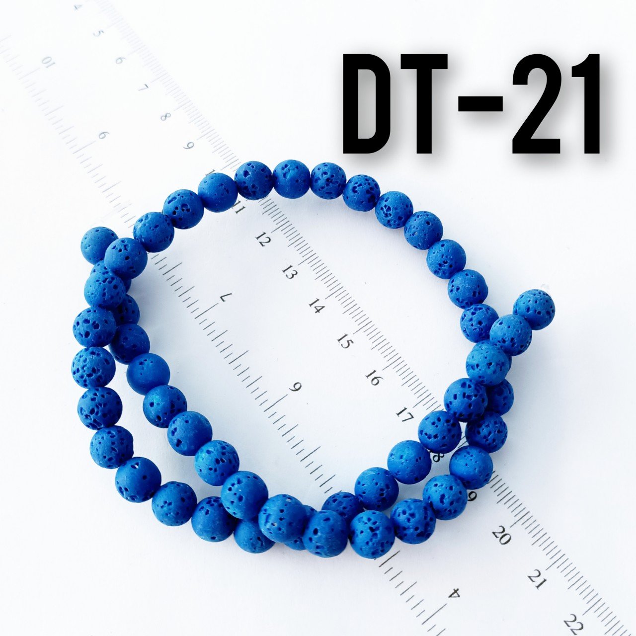 DT-021 Saks Mavi Lav Taşı 8 mm
