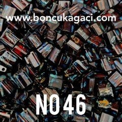 No: 46 Miyuki Boncuk , MİYUKİ TİLA  BONCUK TL4504 Yarı Şeffaf Picasso 5 gr