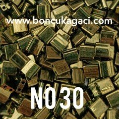 No: 30 Miyuki Boncuk , MİYUKİ TİLA  BONCUK TL306 5 gr Parlak Yarı Şeffaf