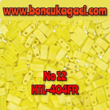 NO:12 Miyuki Half-Tila , Half Tila Boncuk HTL-404FR  5 gr
