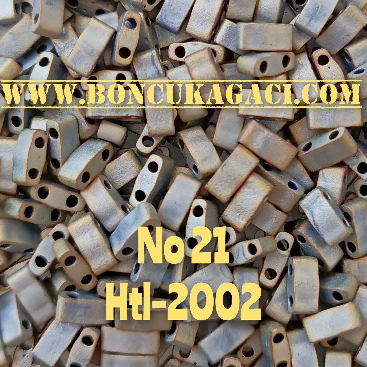 NO:21 Miyuki Half-Tila , Half Tila Boncuk HTL-2002 5 gr