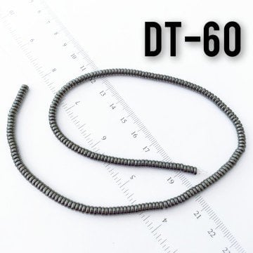 DT-060 Disk Hematit Doğal (antrasit) Renk 4 x 1.5 mm