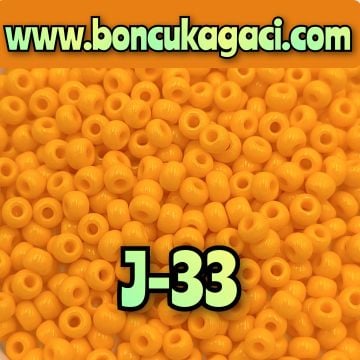 J-33 Opak Portakal Preciosa Jabloneks Kum Boncuk 8/0 (3mm)