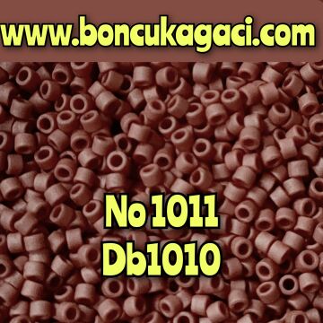 NO:1011 Miyuki Delica Boncuk 11/0 DB1910 Mat Espresso Kahve