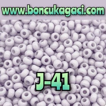 J-41 Lila Renk Preciosa Jabloneks Kum Boncuk 8/0 (3mm)