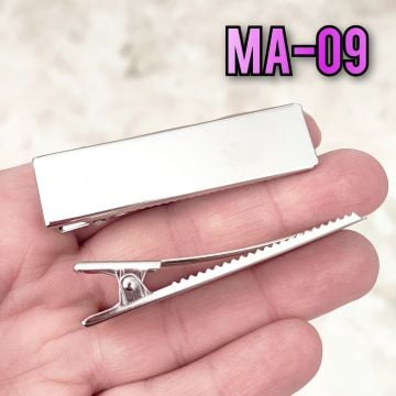 MA-09 Gümüş Renk Yapıştırma Toka 16*60 mm