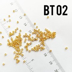 BT-02 Altın Renk 2 x 1 mm Yuvarlak Bit Sıkıştırma