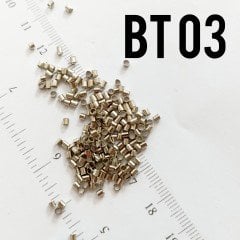 BT-03 Gümüş Renk 2 x 2 mm Silindir Bit Sıkıştırma