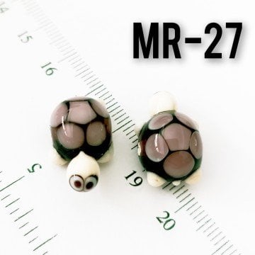 MR-27 Murano El Yapımı Kaplumbağa Mor