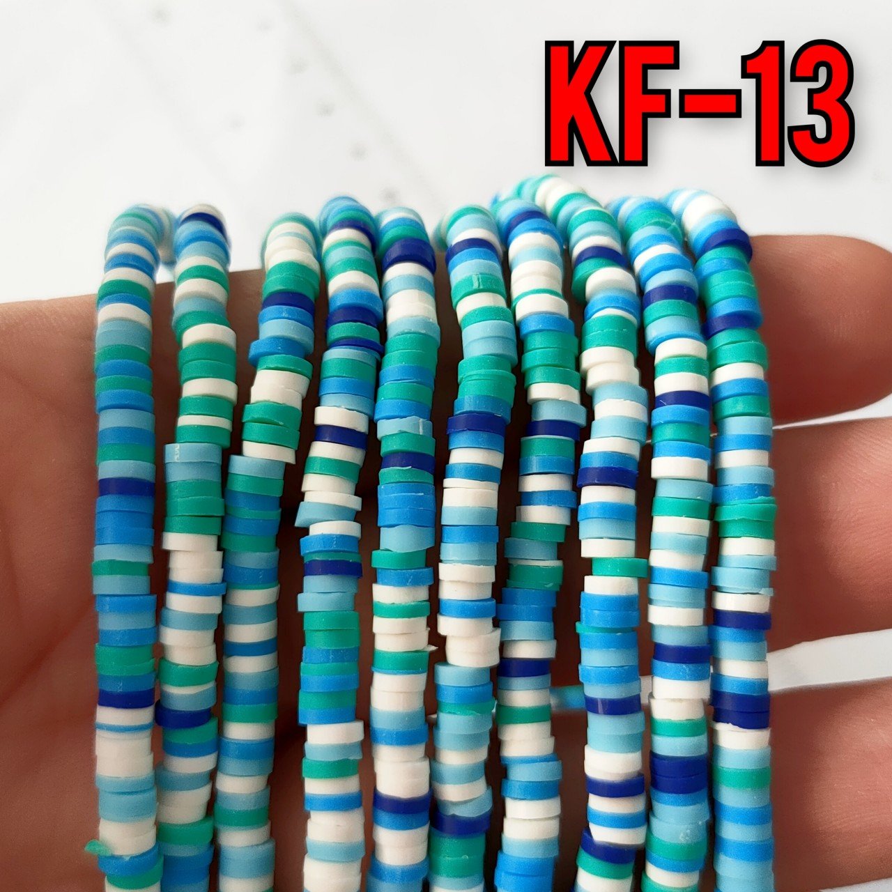 KF-13 Mix Renk Fimo Boncuk 4 mm