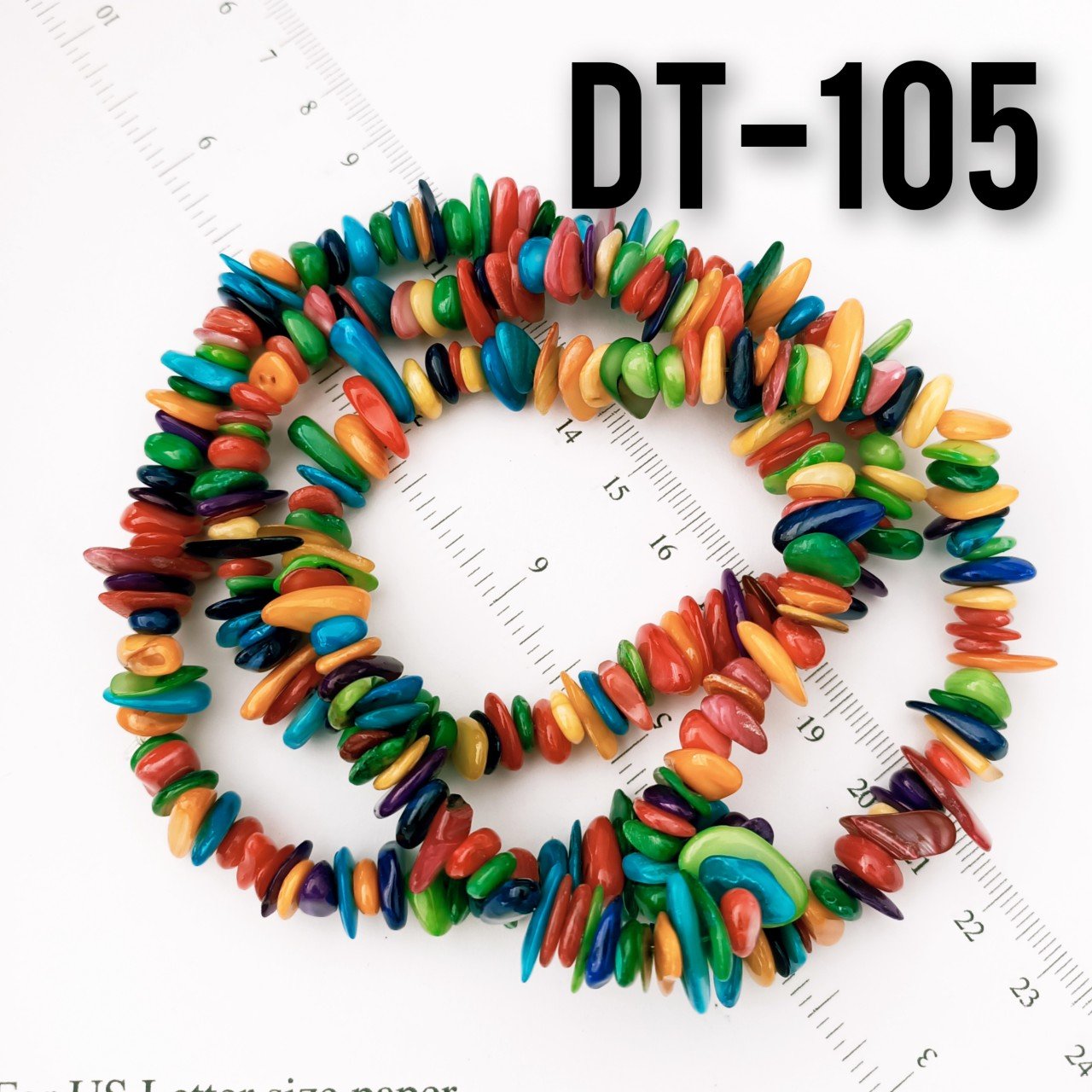 DT-105 Boyalı Sedef Karışık Renk İri Kırıktaş