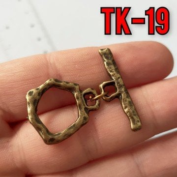 TK-19 Antik Renk Kaplama T Kilit
