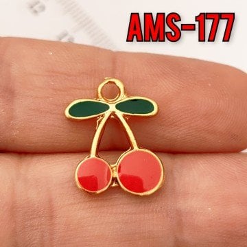 AMS-177 Altın Kaplama Mineli Kiraz Sallantı