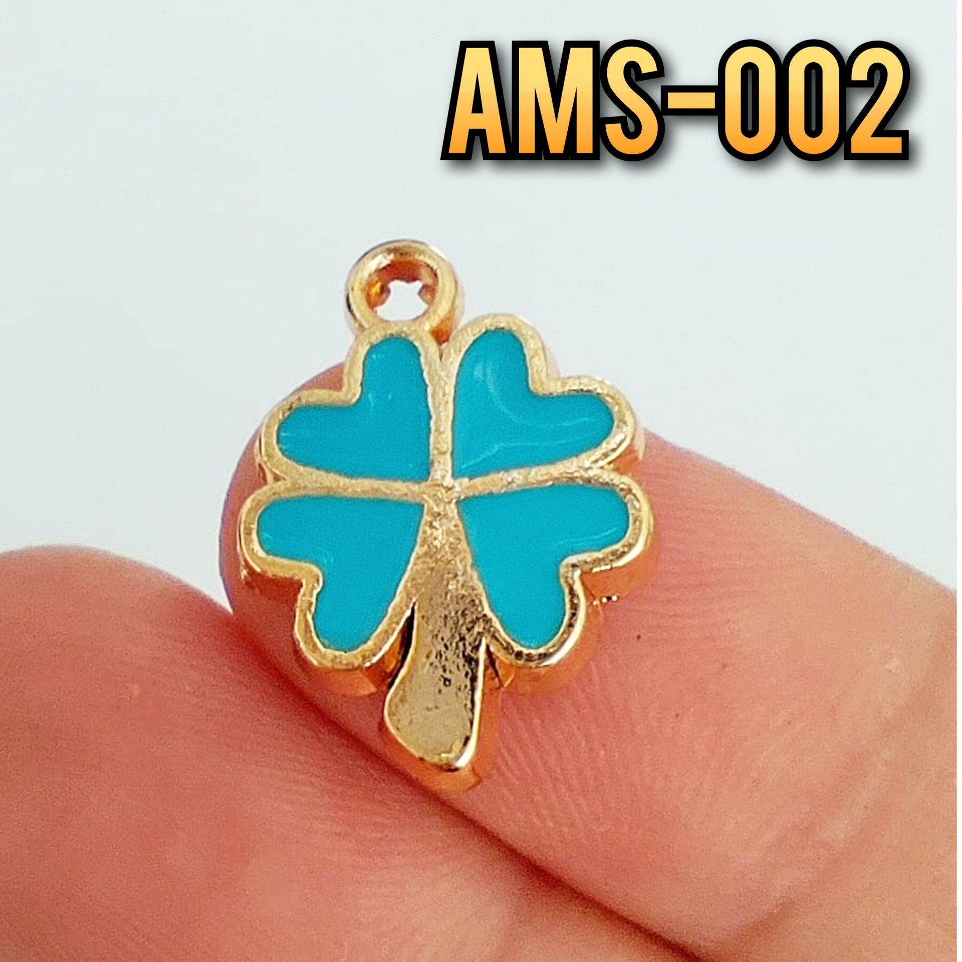 AMS-002 Altın Kaplama Mineli Yonca Sallantı