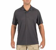 5.11 CHARCOAL S/S HELIOS POLO T-SHIRT M