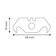 Vip-Tec VT875121 Plastik Halıcı Tip Maket Bıçağı