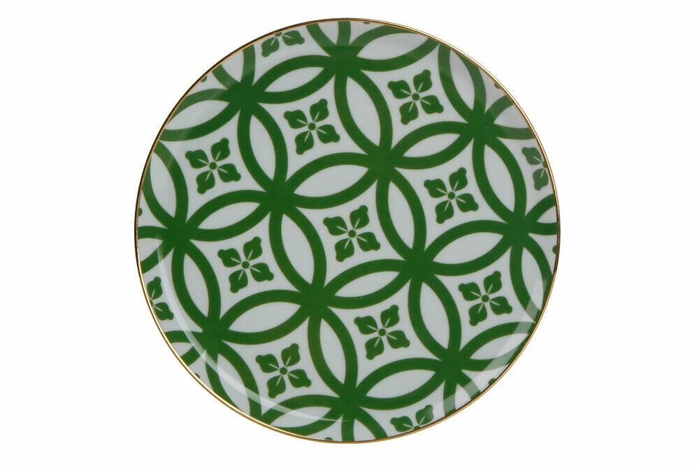 Moroc.Ds.1 Green Flat Plate 20cm