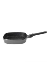 BERGHOFF GEM ÇIKARILABİLİR SAPLI STAY COOL IZGARA KARE TAVA GRİ 24 CM