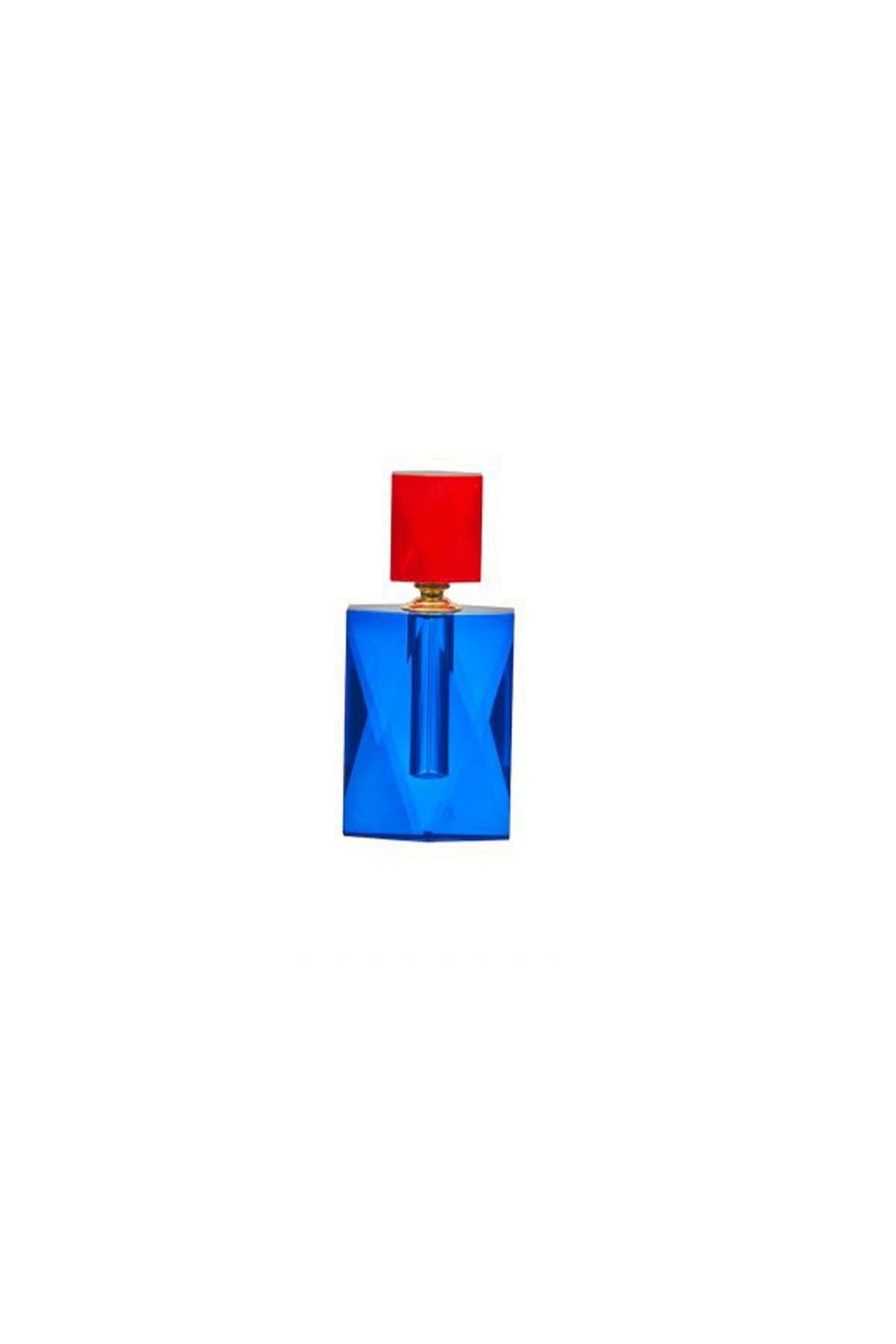 Moselle Mavi Kırmızı By. Şişe 11x24 Cm