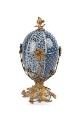 BLUE BLANC PORSELEN OBJE 20*36CM