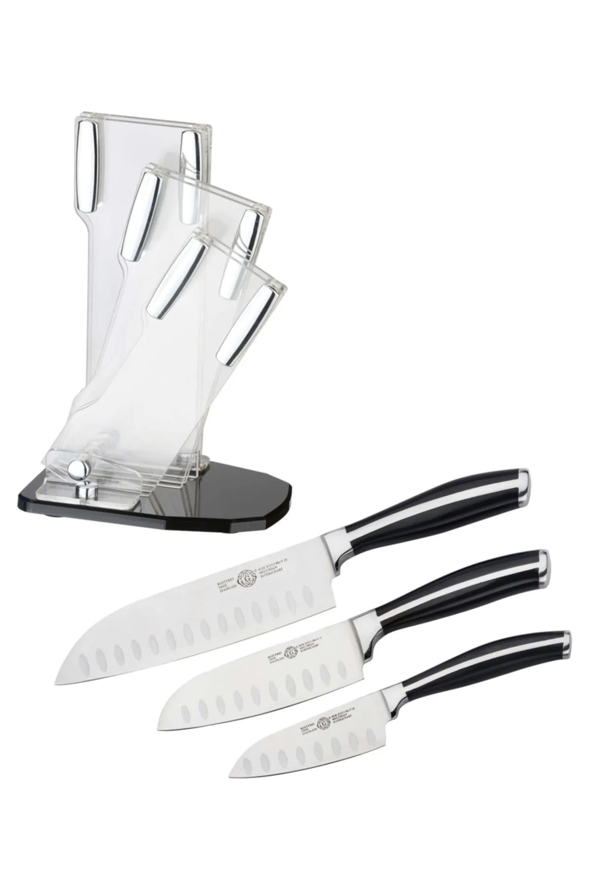 INTERLINE SANTOKU BIÇAK SETİ 4 PARÇA