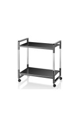 ROMAN BLACK SERVICE TROLLEY 80X45X85 CM