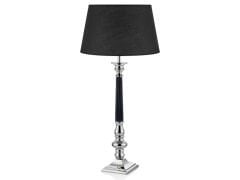 Hıgh gümüş siyah abajur 70cm