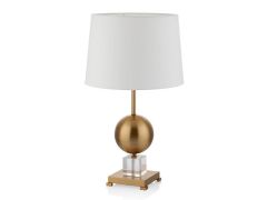 GOLD SMALL BALL WHITE HEAD LAMPSHADE 65 CM