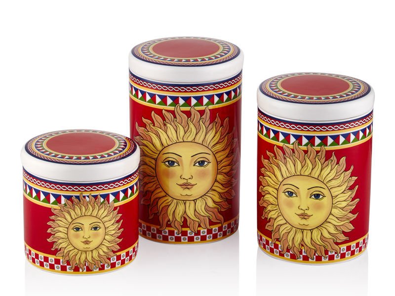 LAMEDORE SUNSHINE 3LÜ KAVANOZ SETİ 16CM