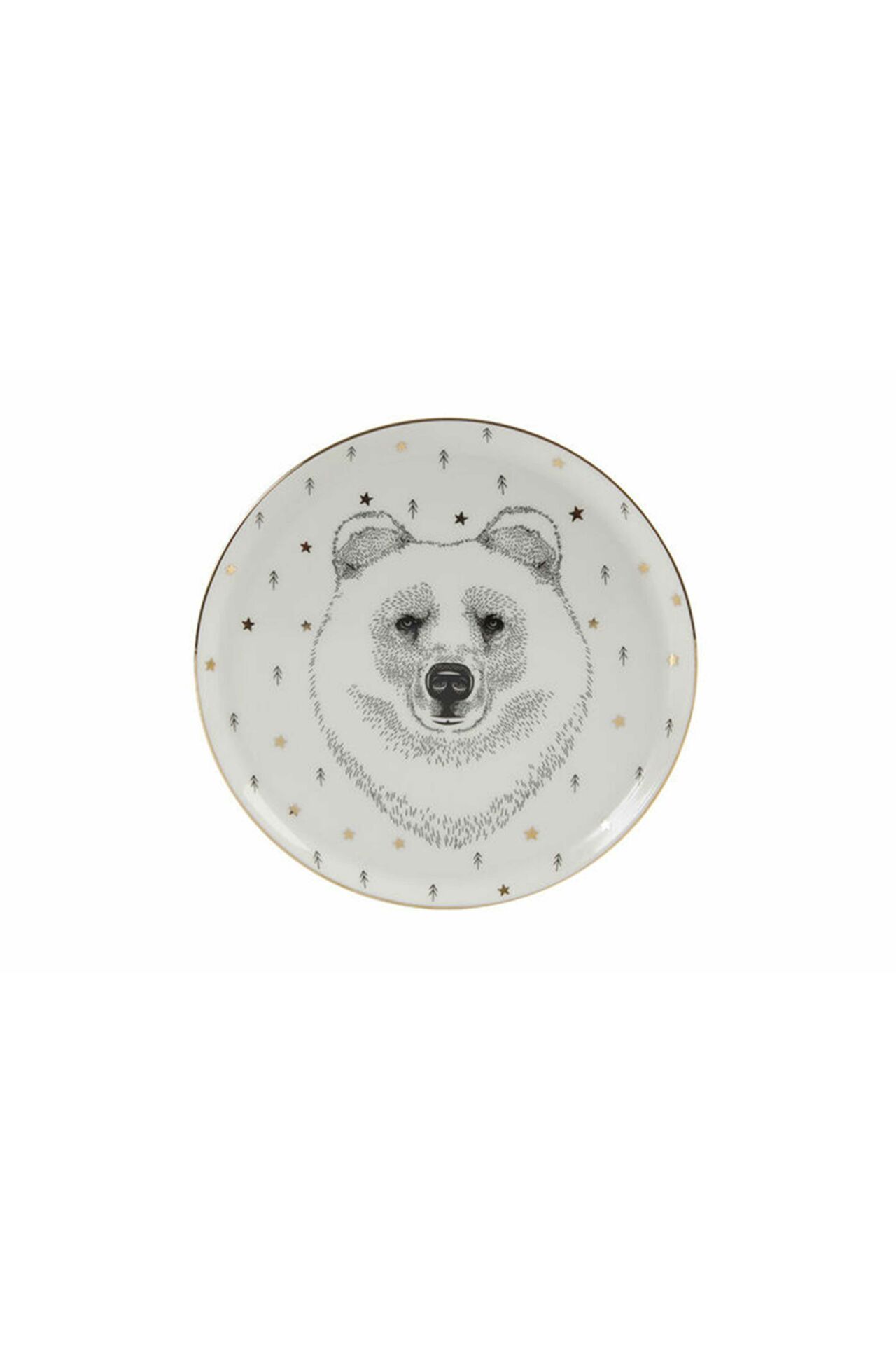 Porland Forest Bear Düz Tabak 20cm