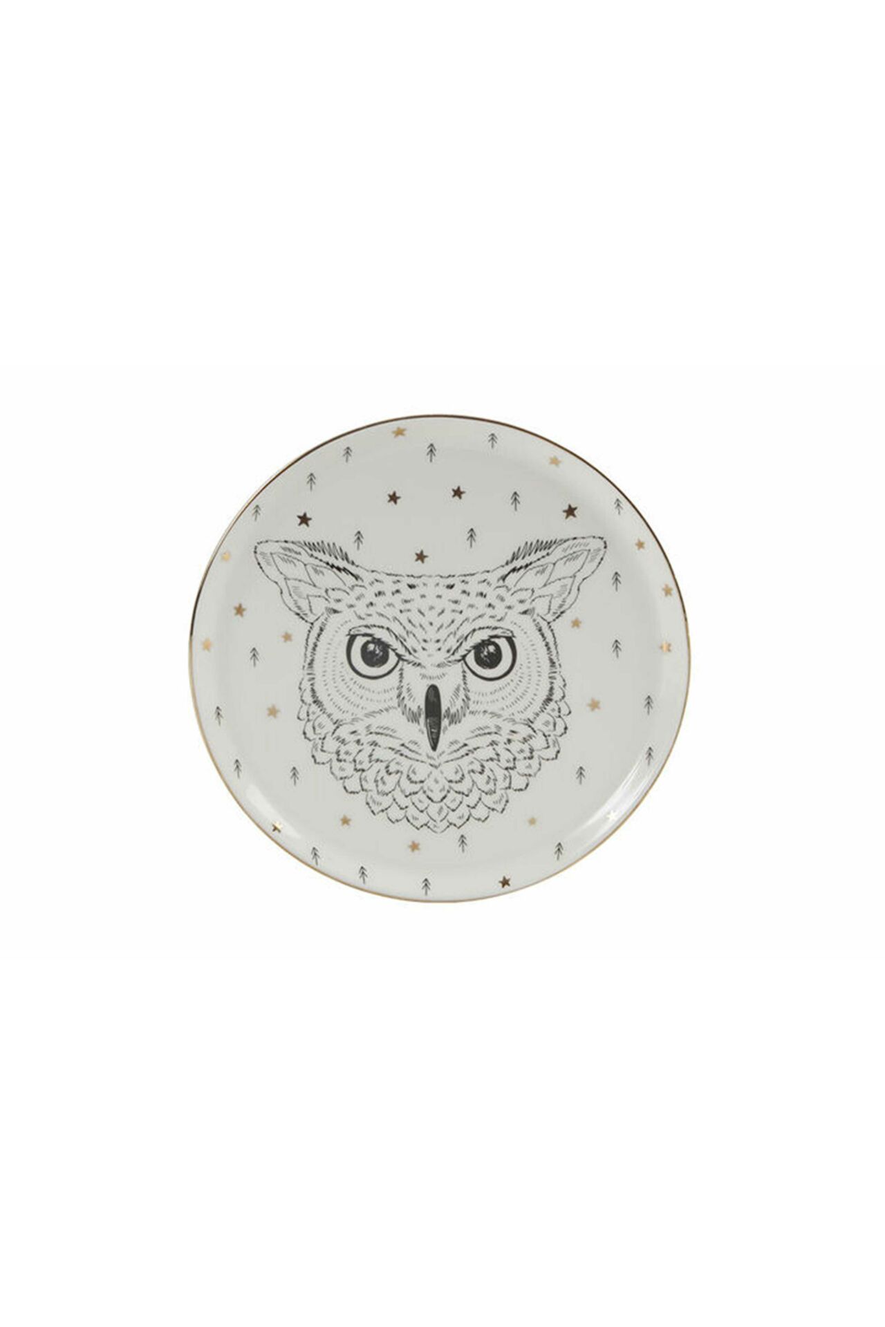 Lfh Forest Owl Düz Tabak 20cm