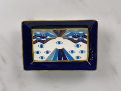 Blue Eye Mavi Beyaz Dekoratif 17,8*12*2,6cm