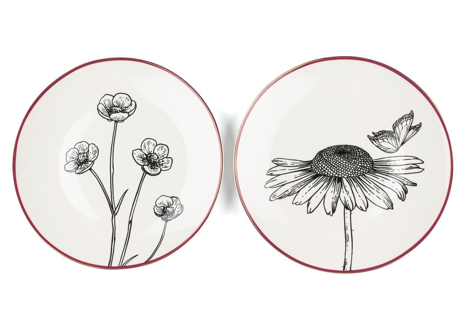 Mikasa Moor Pinky 4'lü Pasta Tabağı 20cm