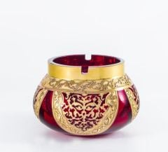 Emerald Claret Red Boutique Ashtray