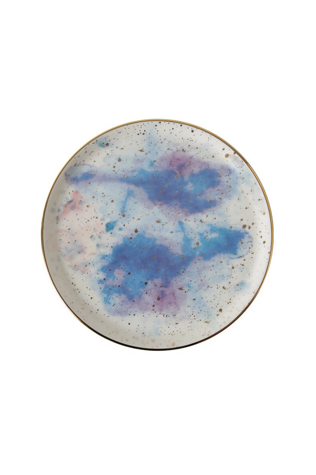 Porland Cosmos Desen4 Düz Tabak 20cm