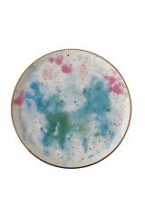 Porland Cosmos Desen6 Düz Tabak 20cm
