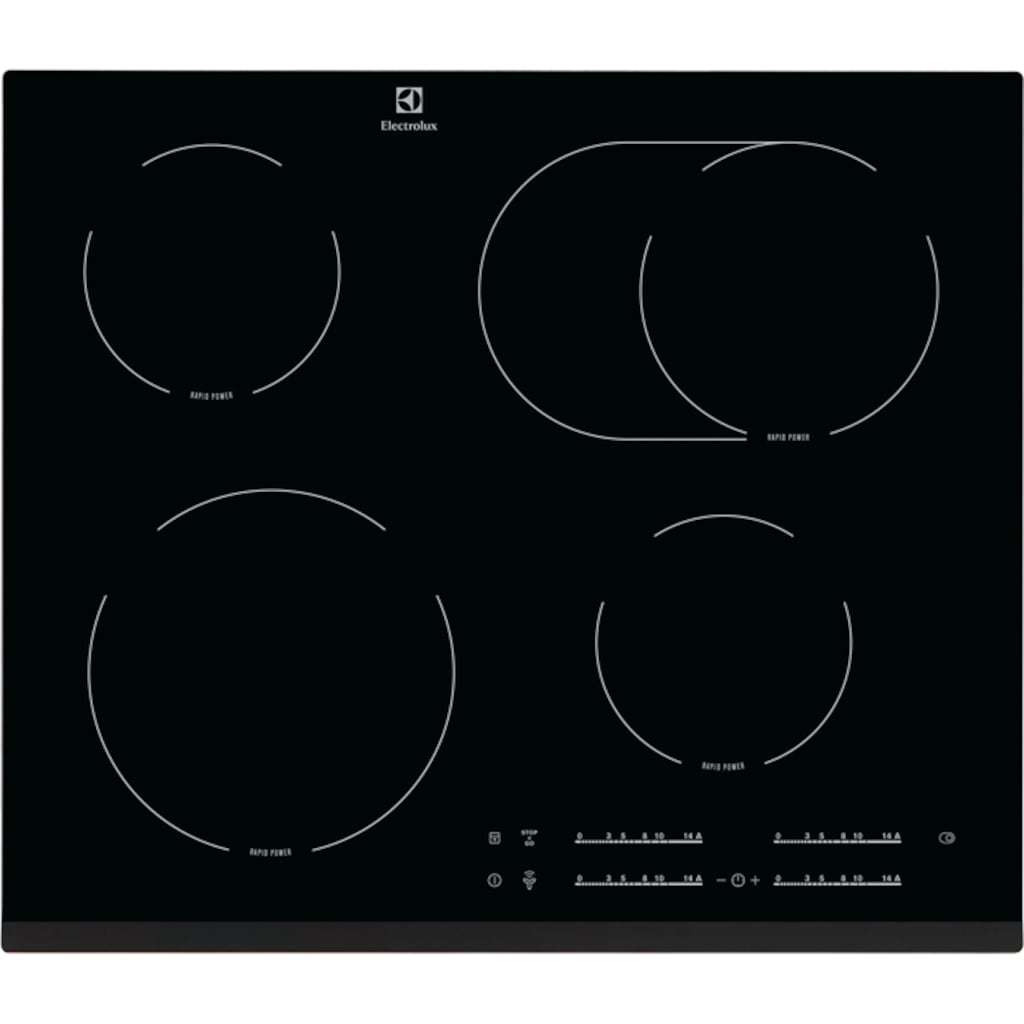 Electrolux EHF65451FK Siyah Vitroseramik Elektrikli Ankastre Ocak