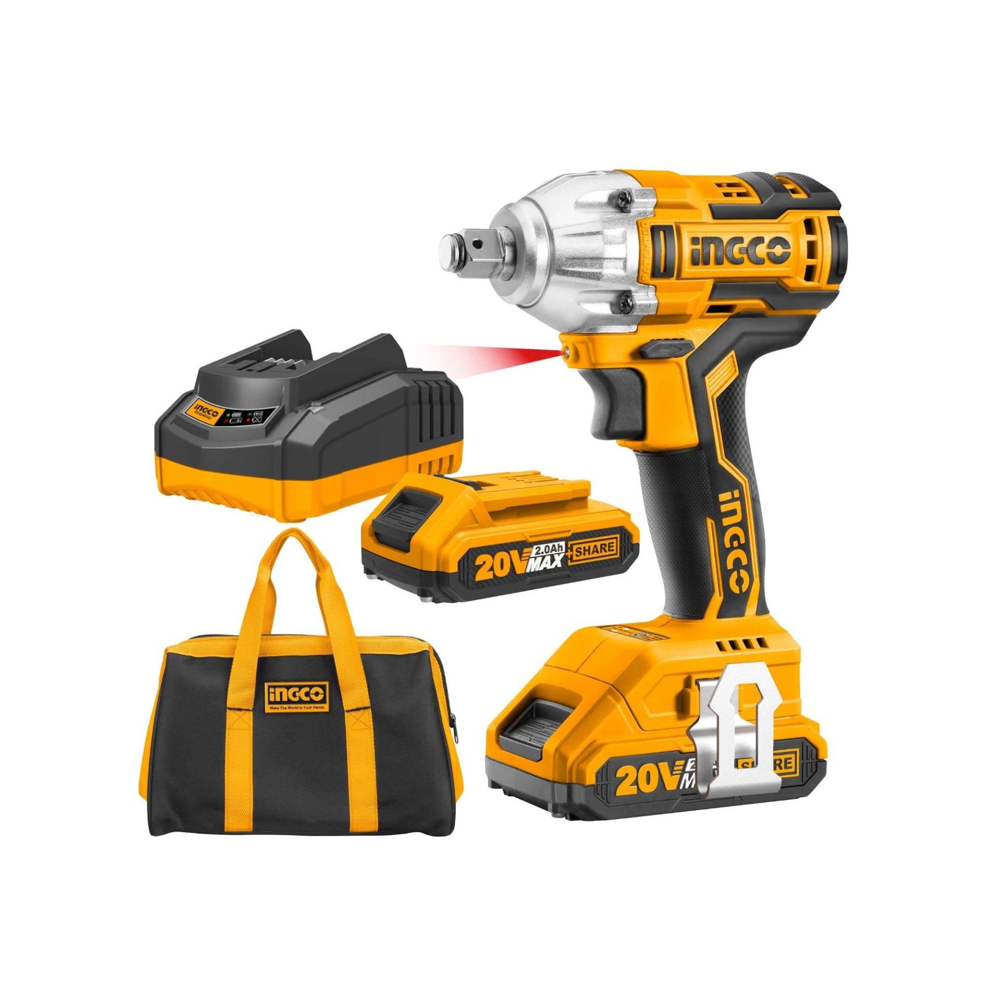CIWLI2001 20V Lithium-ion Şarjlı Somun Sökme Kömürsüz Motor 300NM