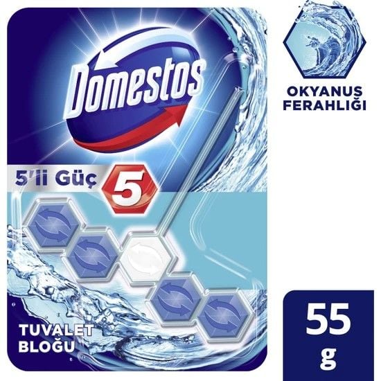 DOMESTOS WC BLOK 5 Lİ GÜÇ O.FERAHLIGI 50 GR