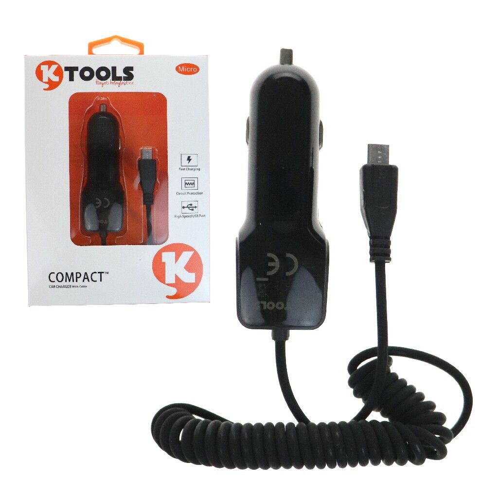 KTOOLS MİCRO ARAÇ ŞARJ SİYAH EKOS900B