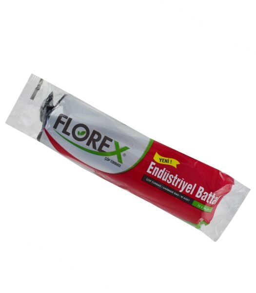 FLOREX ENDÜSTRİYEL BATTAL ÇÖP POŞETİ SİYAH KOD:623 (72X95 350gr)
