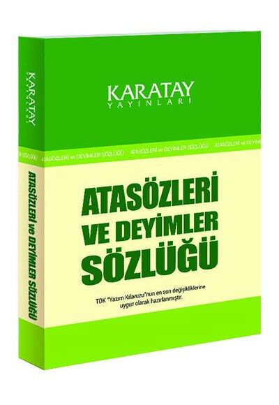 KARATAY 1.HAMUR KART.KP.ATASÖZLERİ DEYİMLER