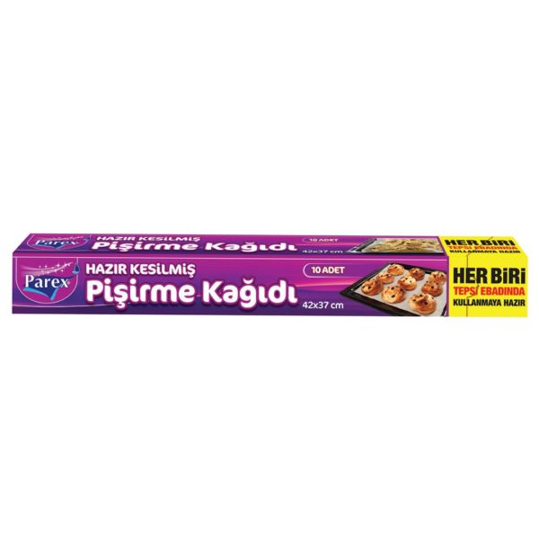 PAREX HAZIR KESİLMİŞ PİŞİRME KAĞIDI 10 LU
