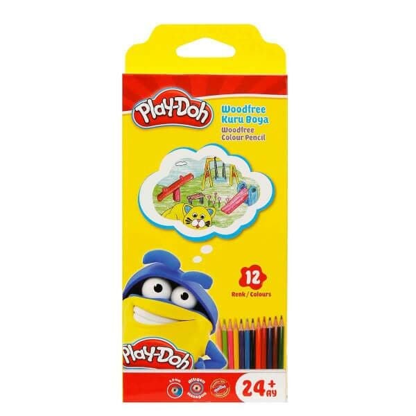 BU-BU PLAY-DOH WOODFREE KURUBOYA (ALTIGEN) 12 Lİ KU029