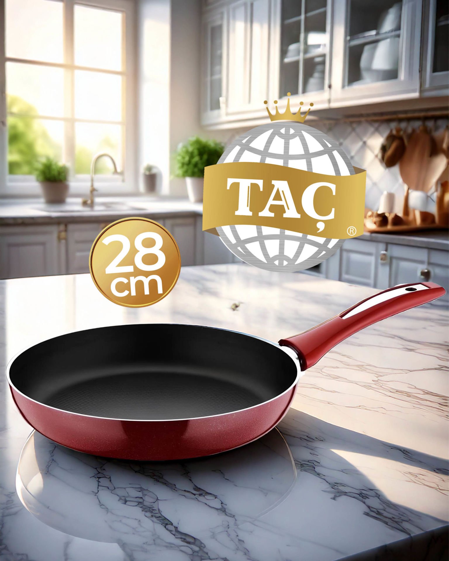 TAÇ GRANİT TAVA 28CM