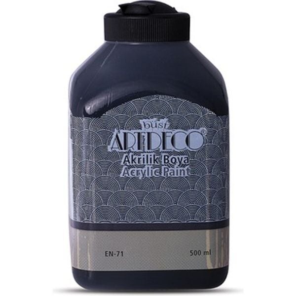 ARTDECO AKRİLİK BOYA 500 ML SİYAH 3618