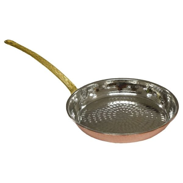 TÜRKMEN BAKIR TAVA 22 CM 0033