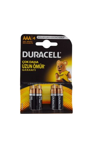 DURACELL İNCE PİL 4LÜ SET