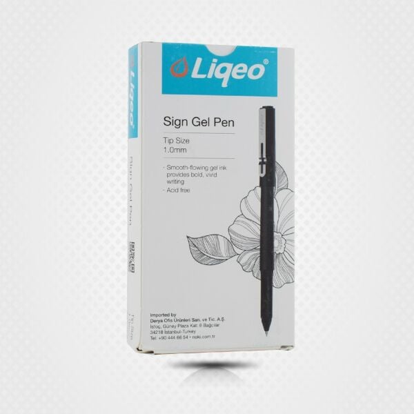 NOKİ LİQEO İMZA KALEMİ 1.00 MM SİYAH G-1070-130
