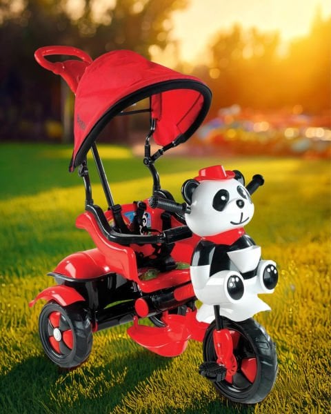 ÜMİT BABYHOPE YUPİ PANDA BİSİKLET KIRMIZI-SİYAH